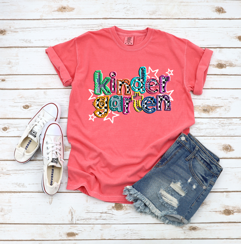 Unisex Short Sleeve T - Custom Grade Denim Check