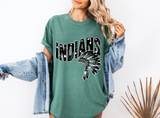 Unisex Short Sleeve T - Indians Distressed