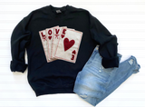 Unisex Sweatshirt - Love Cards