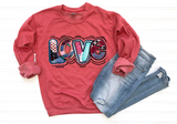 Unisex Sweatshirt - Love Patches