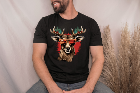 Unisex Short Sleeve T - Cool Reindeer