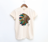 Unisex Long Sleeve T - Native Indian Headdress