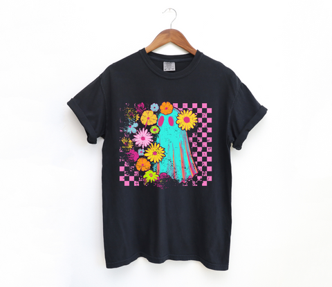 Unisex Short Sleeve T - Checkered Ghost