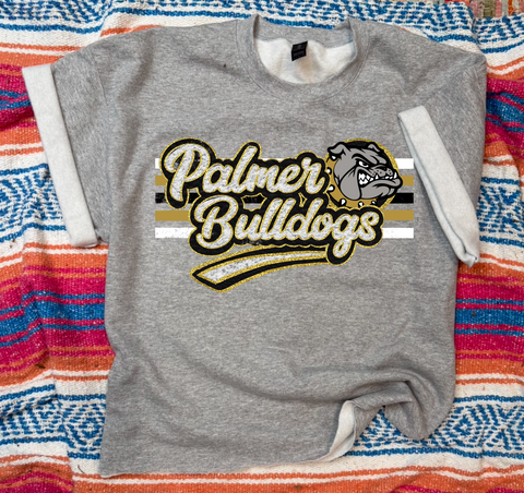 Unisex Sweatshirt T Shirt- Palmer Retro