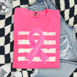 Unisex Short Sleeve T - Pink Ribbon