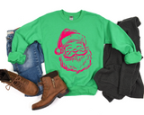 Unisex Sweatshirt - Pink Santa