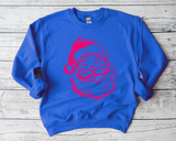 Unisex Sweatshirt - Pink Santa