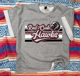 Unisex Sweatshirt T Shirt- Red Oak Varsity