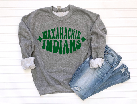 Unisex Sweatshirt - Retro Waxahachie Indians