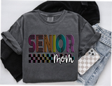Unisex Short Sleeve Sweatshirt - Senior Checkered