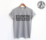 Unisex Short Sleeve T - Simpson Checkered