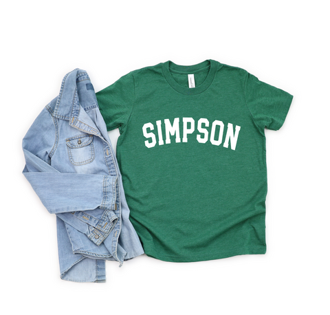 Unisex Short Sleeve T - Simpson Curved