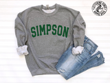 Unisex Short Sleeve T - Simpson Curved