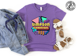 Unisex Short Sleeve T - Simpson Elementary 80's