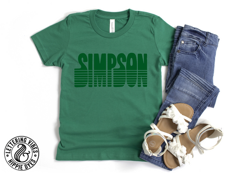 Unisex Short Sleeve T - Simpson Stripes
