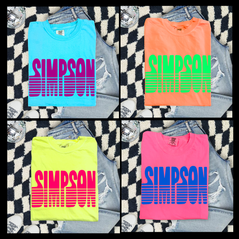 Unisex Short Sleeve T - Simpson Stripes