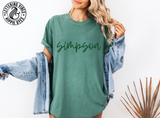 Unisex Short Sleeve T - Simpson Script