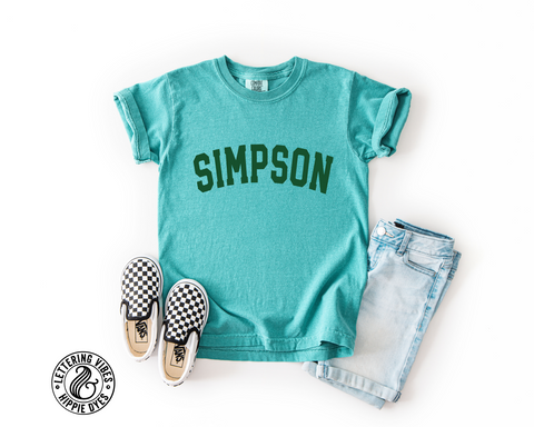 Unisex Short Sleeve T - Simpson Curved