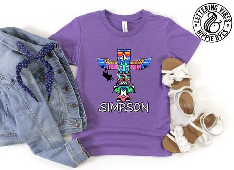 Unisex Short Sleeve T - Simpson Totem Pole