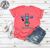Unisex Short Sleeve T - Simpson Totem Pole
