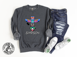 Unisex Short Sleeve T - Simpson Totem Pole