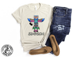 Unisex Short Sleeve T - Simpson Totem Pole