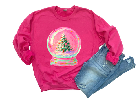 Unisex Sweatshirt - Christmas Snow Globe