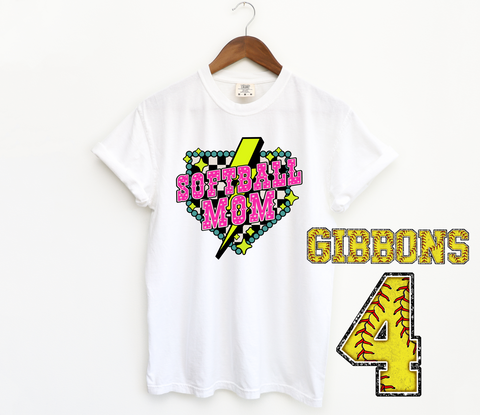 Ladies Short Sleeve T - Softball Mom