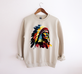 Unisex Short Sleeve T - Watercolor Indian