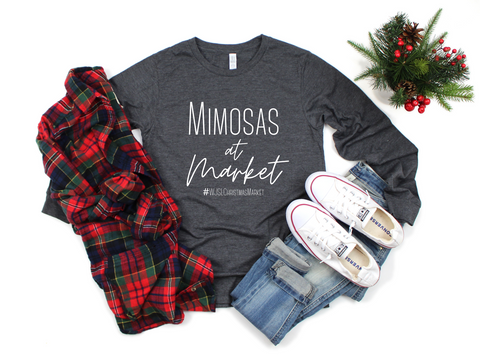 Unisex Long Sleeve T - WJSL Mimosas At Market