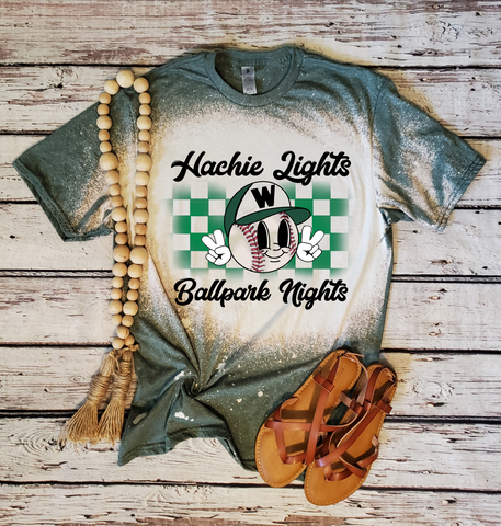 Unisex Short Sleeve T - Hachie Lights, Ballpark Nights