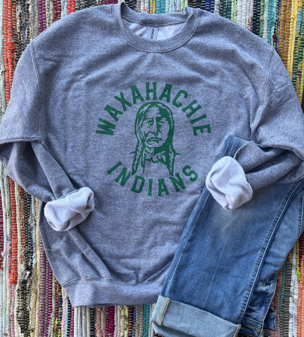 Unisex Sweatshirt - Waxahachie Indians Grey