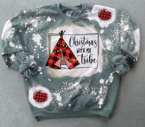 Unisex Sweatshirt - Christmas With My Tribe