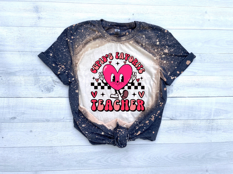 Unisex Short Sleeve T - Cupid's Favorite Teacher