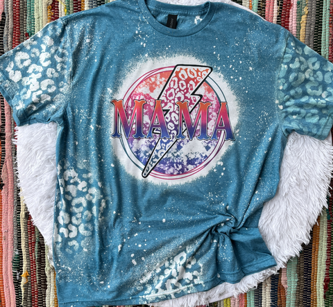 Unisex Short Sleeve T - Mama Ombre' Leopard