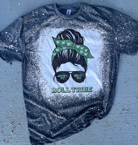 Unisex Short Sleeve T - Roll Tribe Messy Bun