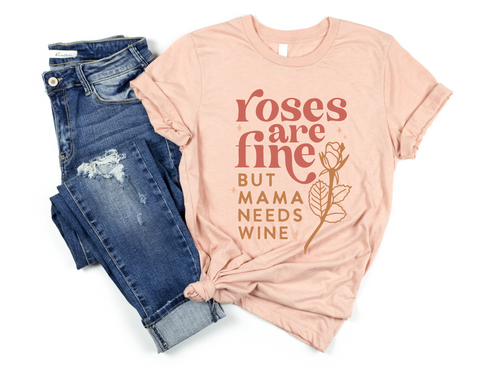 Unisex Short Sleeve T - Roses Are Fine