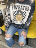 Unisex Sweatshirt - Sweater Weather Smiley